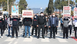 Denizli'de jandarmadan 'Yayalar Kırmızı Çizgimizdir' denetimi