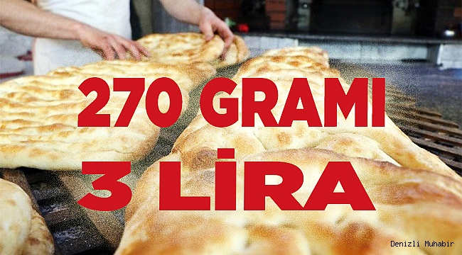 Denizli’de Ramazan pidesinin fiyatı belli oldu