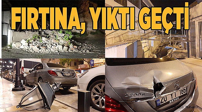 Denizli’de şiddetli rüzgar kent genelinde hayatı olumsuz etkiledi