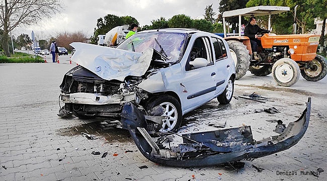 Denizli’de son 1 haftada 77 trafik kazası meydana geldi
