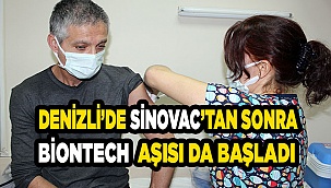 Denizli’de yürütülen aşı çalışmaları devam ediyor