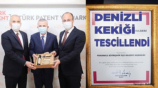 DENİZLİ KEKİĞİ TESCİLLENDİ