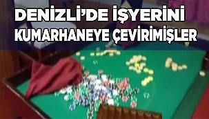 İş merkezinde kumar oynayanlara suçüstü
