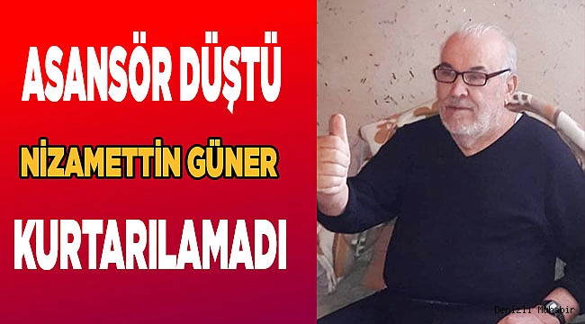 Kopan Asansör halatı 1 cana maloldu