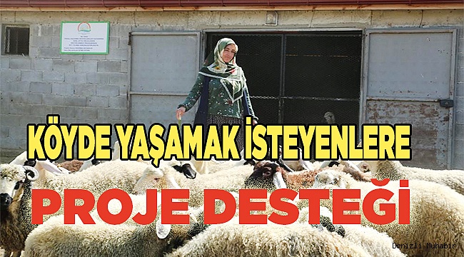 Köyde yaşamak isteyenlere proje desteği