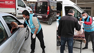 MERKEZEFENDİ BELEDİYESİ’NDEN PİDE İKRAMI