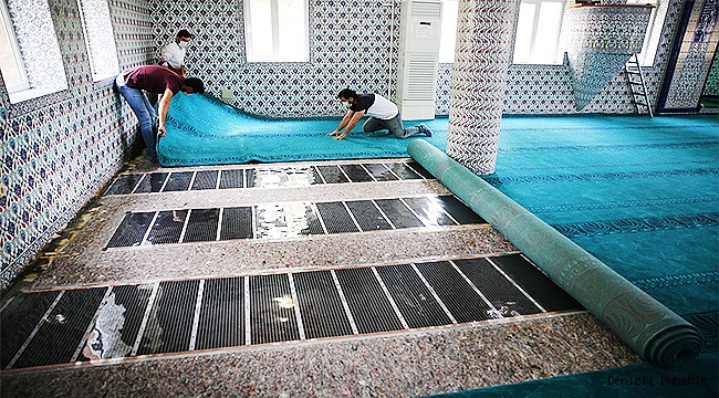 MERKEZEFENDİ’DE CAMİLER ARTIK DAHA TEMİZ