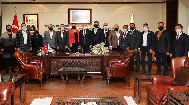 MHP'den Başkan Osman Zolan’a ziyaret