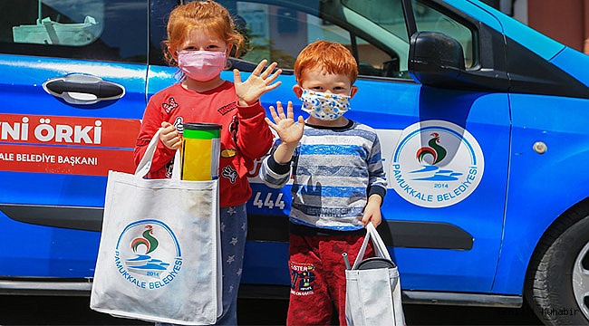 PAMUKKALE BELEDİYESİNDEN ÇOCUKLARA 23 NİSAN HEDİYESİ