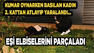Pencereden atlayınca hastanelik oldu