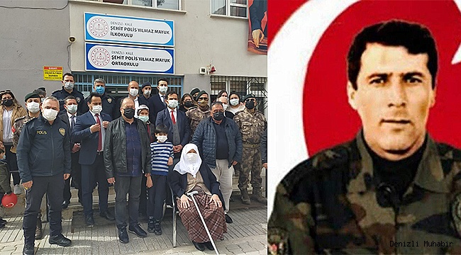 Şehit Polis Yılmaz Mayuk’un ismi 2 okulda yaşatılacak