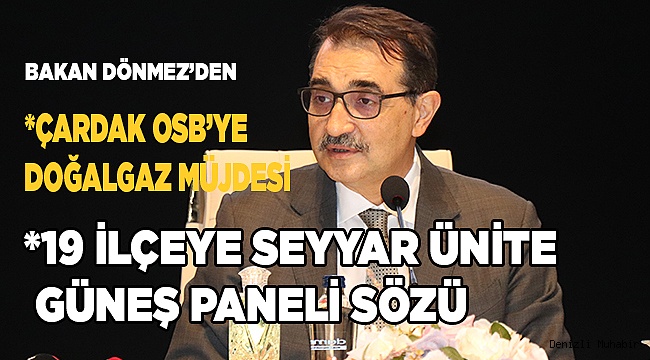 19 ilçeye seyyar ünite güneş paneli sözü verdi