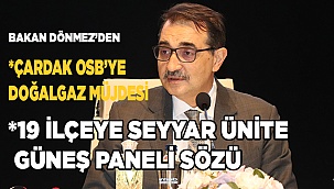 19 ilçeye seyyar ünite güneş paneli sözü verdi