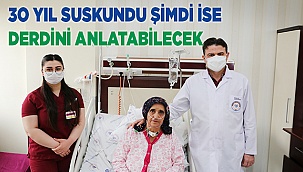 3o yıl sonra kendi sesini duydu