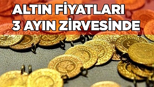 Altın fiyatları 3 ayın zirvesinde