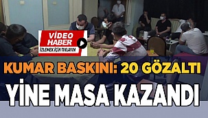 Apartmanı kumarhaneye çeviren 20 kişi suç üstü yakalandı