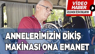 Asırlık dikiş makineleri Mehmet ustaya emanet