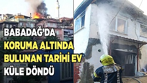 Babadağ’da  3 ev küle döndü
