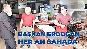 Başkan Erdoğan, zor bir dönemden geçen esnafı bir bir ziyaret ediyor