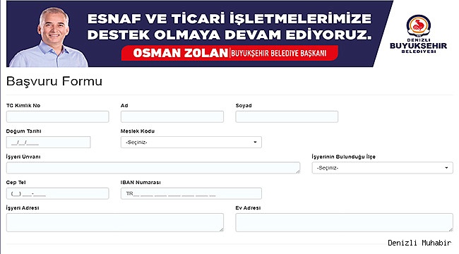 Büyükşehir'in "10.000 esnafa destek" başvuruları başladı