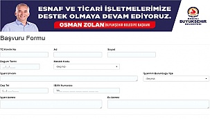 Büyükşehir'in "10.000 esnafa destek" başvuruları başladı