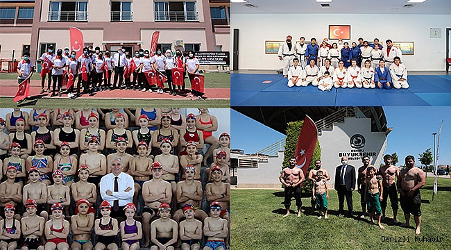 Büyükşehir sporcuları sezona hızlı başlıyor