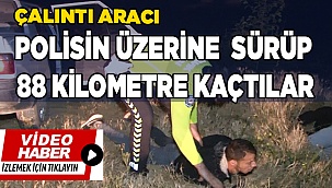 Çalıntı araçla başka şehre gezmeye giden 3 kafadar 88 kilometre sonra yakalandı