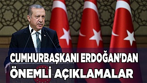 Cumhurbaşkanı Erdoğan'dan önemli açıklamalar
