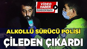 Denetimden kaçan alkollü sürücü polisi çileden çıkardı