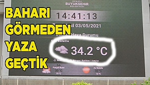 Denizli, Mayıs ayının başında yazı yaşadı