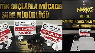 Denizli’de uyuşturucu operasyonu: 37 gözaltı