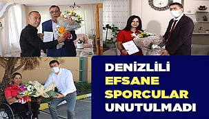 Denizlili efsane sporcular unutulmadı