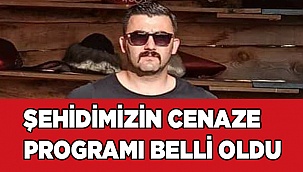 Denizlili şehidimizin cenaze programı belli oldu.