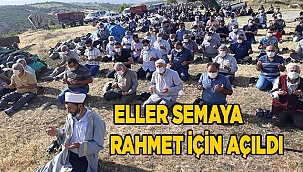 Eller semaya rahmet için açıldı