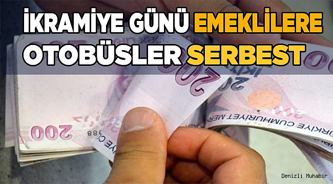 Emekliler ikramiyelerini almak için toplu taşımayı kullanabilecek