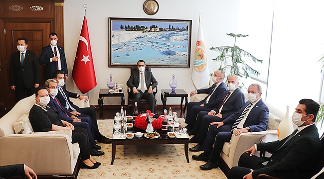 Enerji ve Tabii Kaynaklar Bakanı Dönmez'den Vali Atik'e ziyaret