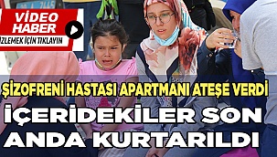 Evini yakan kadın apartmanı kilitleyerek kaçtı, içeridekiler son anda kurtarıldı