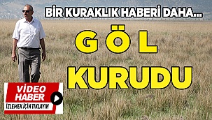 Göl meraya dönüştü