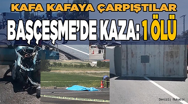 Kamyonetin çarpması sonucu araçtan fırlayan sürücü hayatını kaybetti