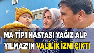 SMA Tip1 Hastası Yağız Alp Yılmaz'ın Valilik izni çıktı