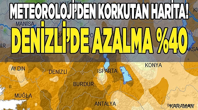 Meteoroloji’den korkutan harita!