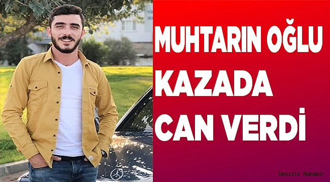 Motosikletiyle gezintiye çıkan genç kazada can verdi