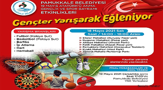 Pamukkale’de 19 Mayıs bayramı çok farklı kutlanacak