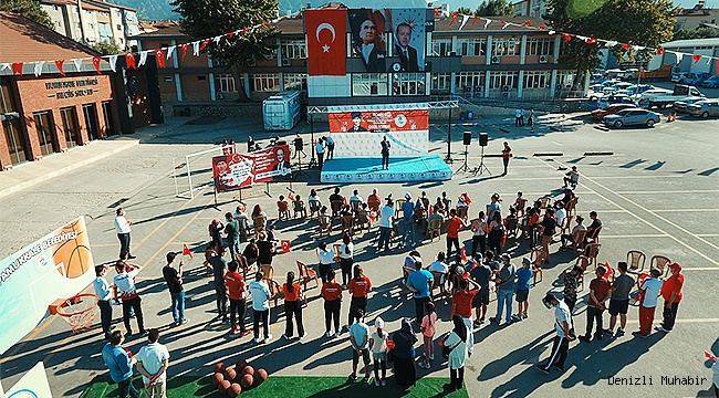 PAMUKKALE’DE 19 MAYIS BÜYÜK COŞKUYLA KUTLANDI