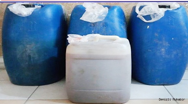 Şüpheli araçtan 200 litre kaçak şarap çıktı