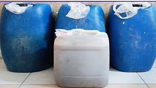 Şüpheli araçtan 200 litre kaçak şarap çıktı