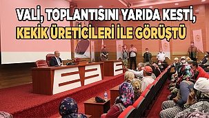 Vali Atik, taş ocağı mağduru kekik üreticileriyle görüştü