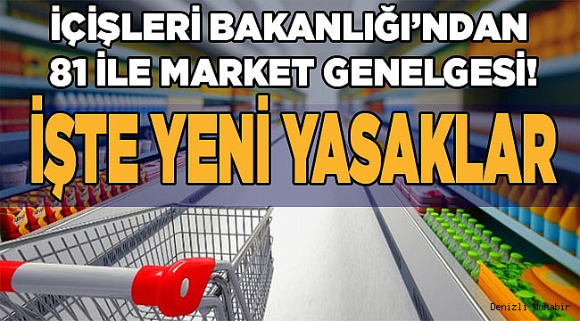 Yeni yasaklar, 7 Mayıs Cuma günü başlıyor