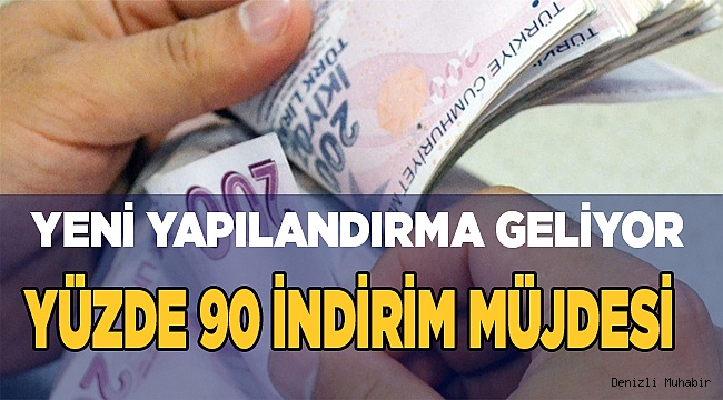 YÜZDE 90 İNDİRİM MÜJDESİ