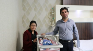 6 aylık Rabia bebek kalp ameliyatıyla sağlığına kavuştu